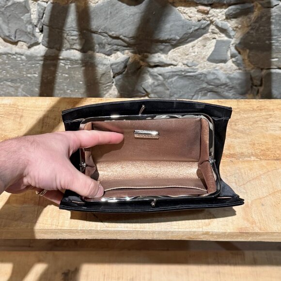 Chanel 2006-2008 Black Quilted Satin Clutch Bag - Picture 10 of 15